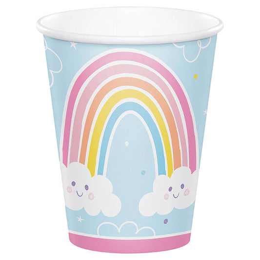 Happy Rainbow Paper Cups 96 ct