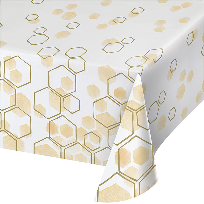 Honeycomb Paper Tablecloths 6 ct