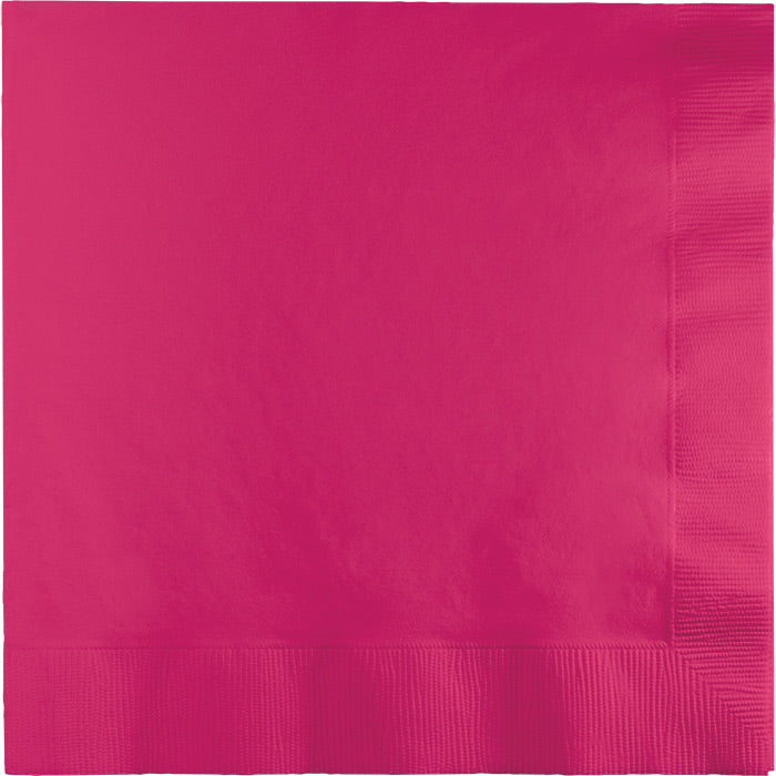 Hot Magenta 2-Ply Luncheon Napkins 600 ct