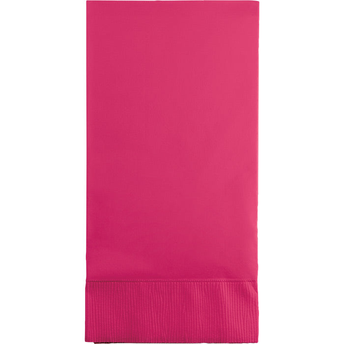 Hot Magenta 3-Ply Guest Towels 192 ct