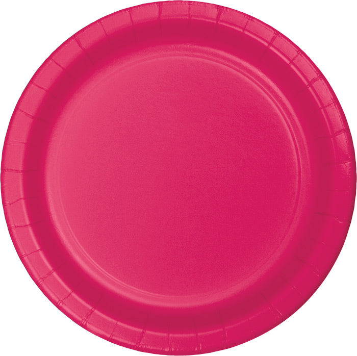 Hot Magenta SturdyStyle Banquet Plates 240 ct