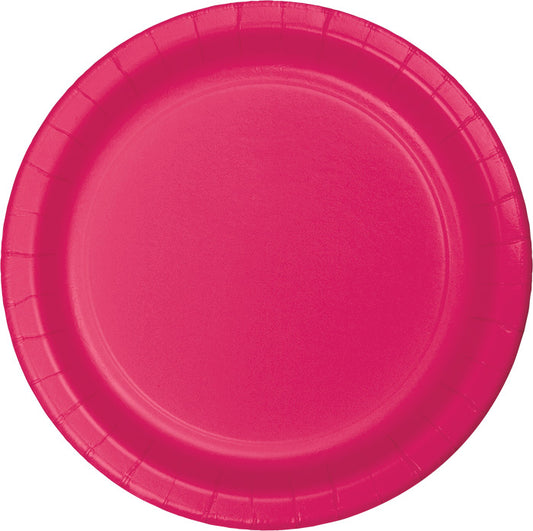 Hot Magenta SturdyStyle Banquet Plates 240 ct