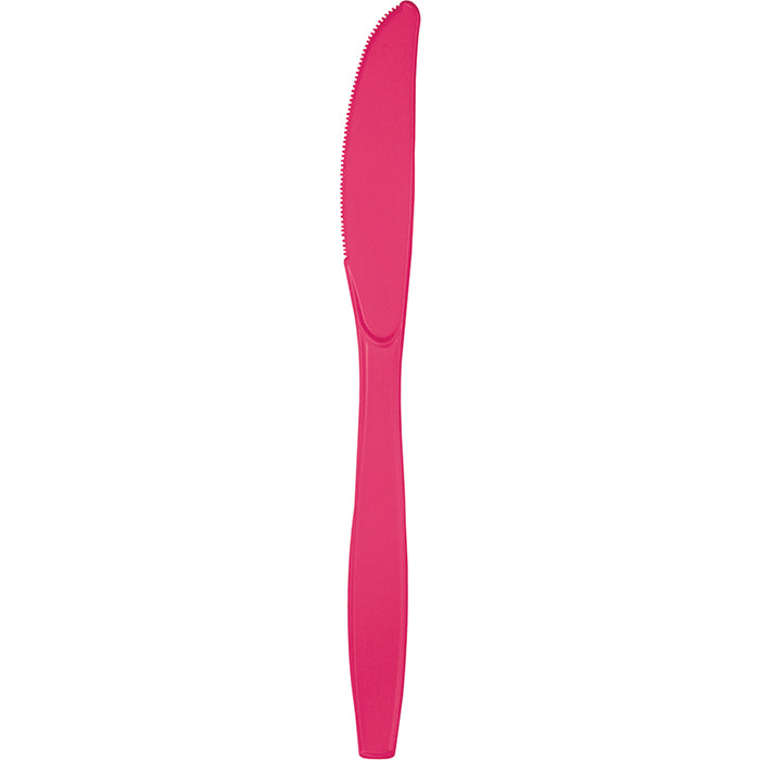 Hot Magenta Plastic Knives 288 ct