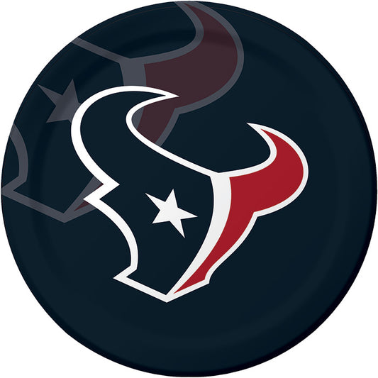 Houston Texans Dinner Plates 96 ct