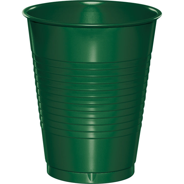 Hunter Green 16 oz Plastic Cups 240 ct