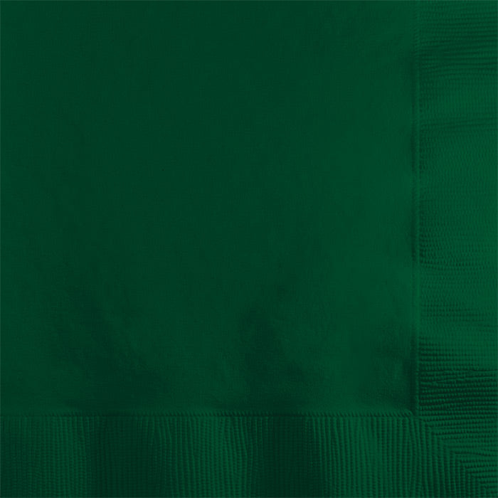 Hunter Green 2-Ply Beverage Napkins 600 ct