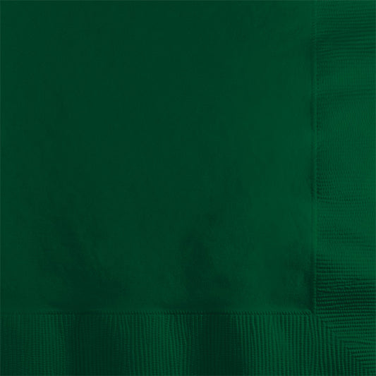 Hunter Green 2-Ply Beverage Napkins 600 ct