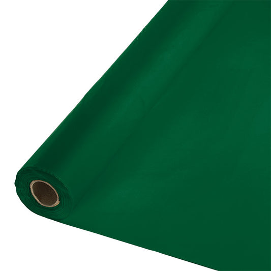 Hunter Green Banquet Table Roll 1 ct