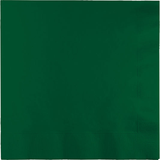 Hunter Green Luncheon Napkins 3-Ply 500 ct