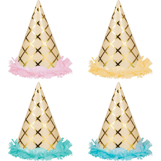 Ice Cream Party Party Hats 48 ct