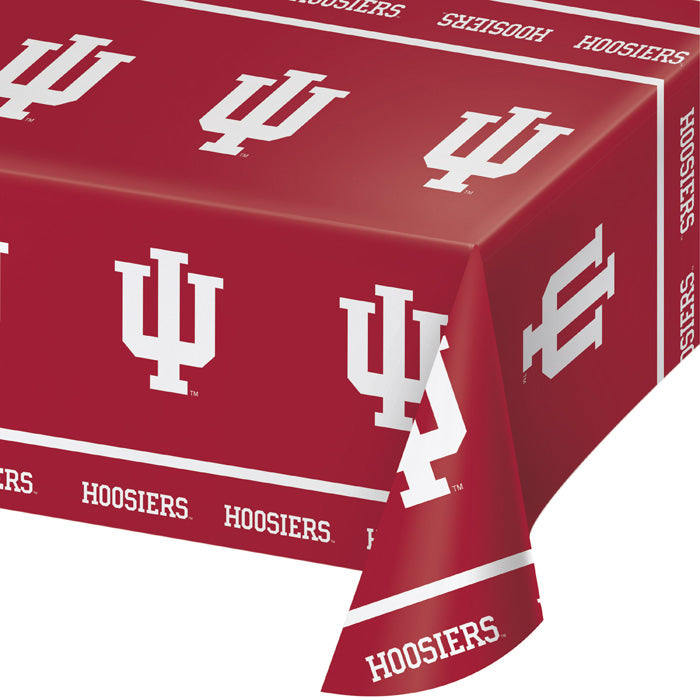 Indiana University Plastic Tablecloths 12 ct