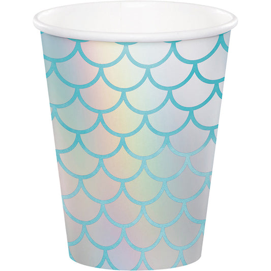 Iridescent Mermaid Cups 96 ct