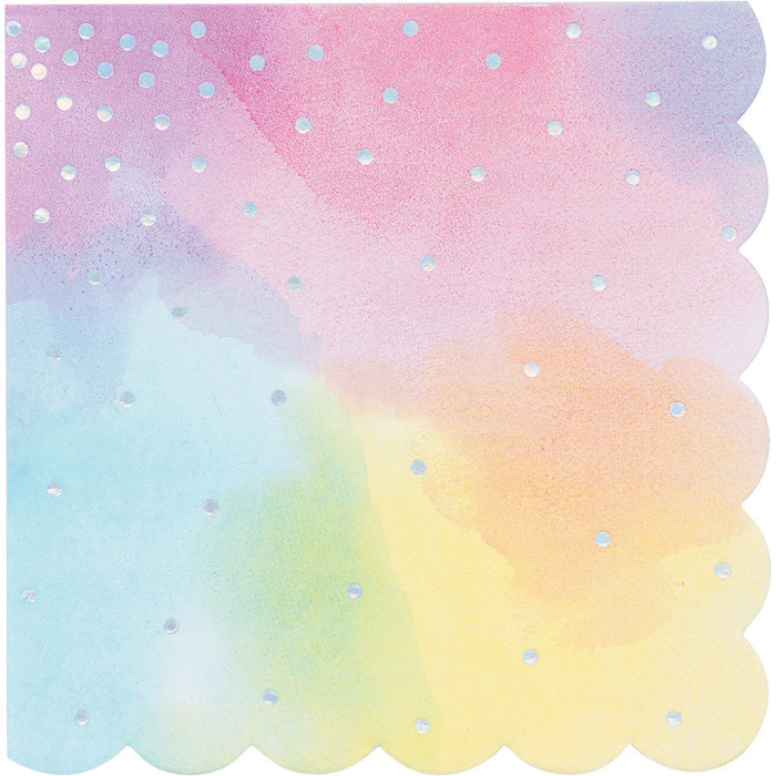 Iridescent Party Luncheon Napkins 192 ct