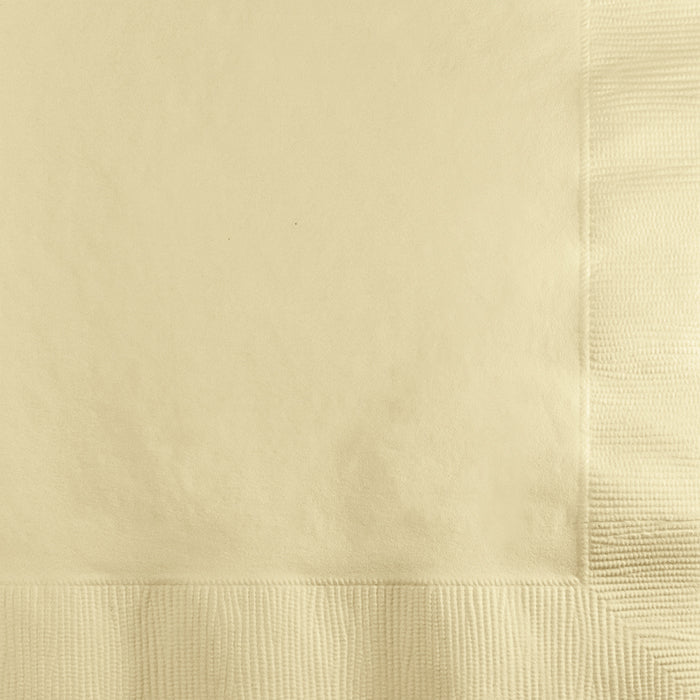 Ivory 2-Ply Beverage Napkins 1200 ct