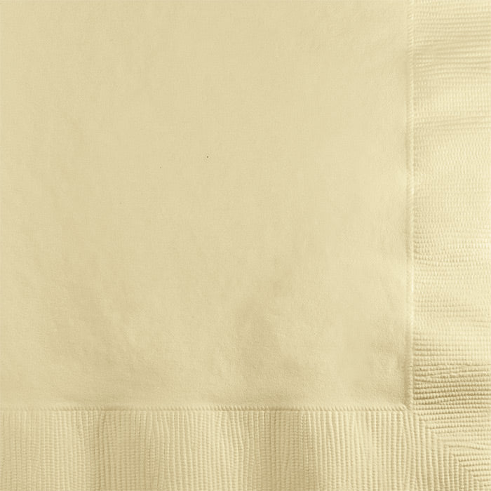 Ivory 2-Ply Beverage Napkins 600 ct