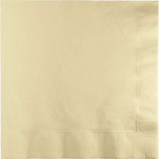 Ivory Dinner Napkins 3-Ply 250 ct