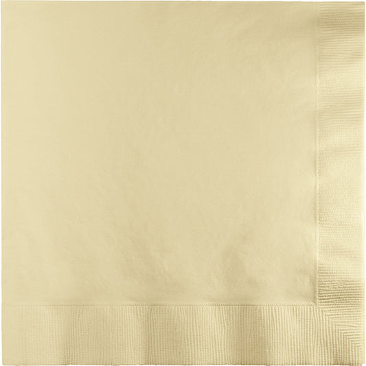 Ivory Luncheon Napkins 3-Ply 500 ct