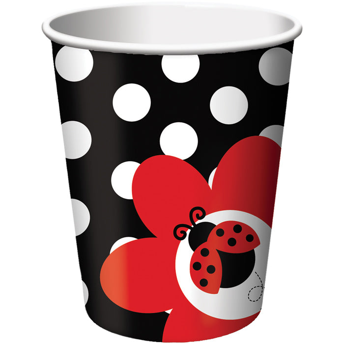 Ladybug Fancy 9 oz Cups 96 ct