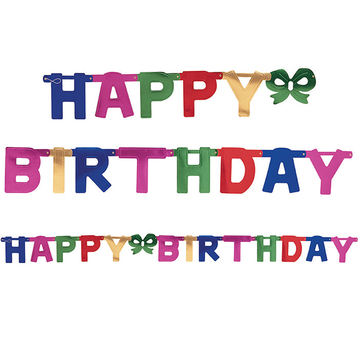 Large Happy Birthday Party Banners 12 ct