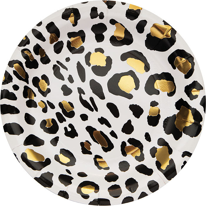 Leopard Dinner Plates 96 ct