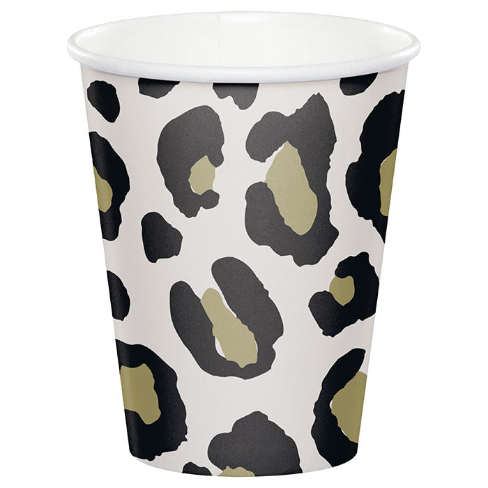 Leopard Paper Cups 96 ct