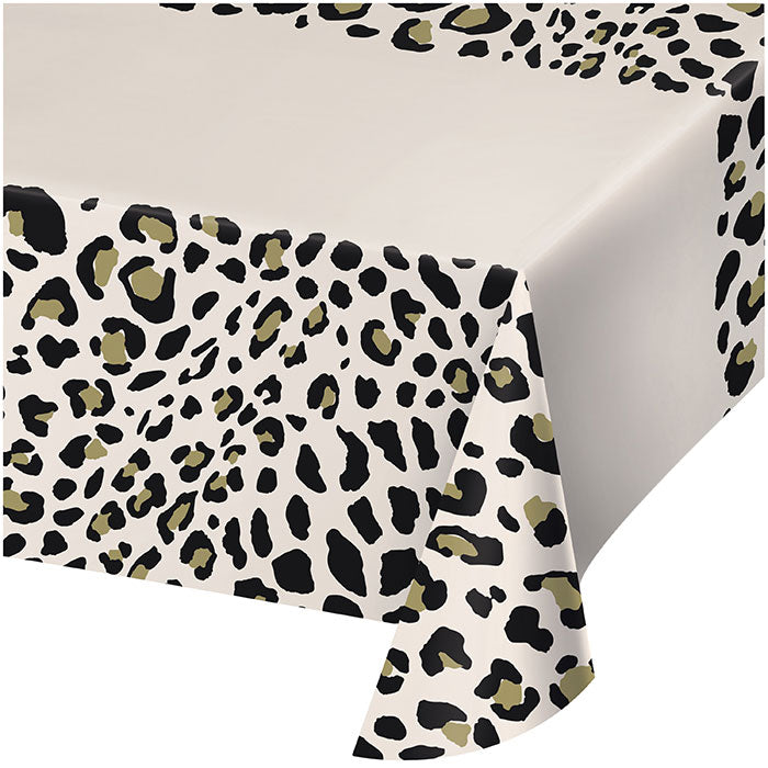 Leopard Paper Tablecloths 6 ct