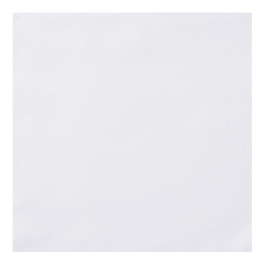 Linen-Like Unembossed White Dinner Napkins 17" x 17" 1/4 Fold 300 ct