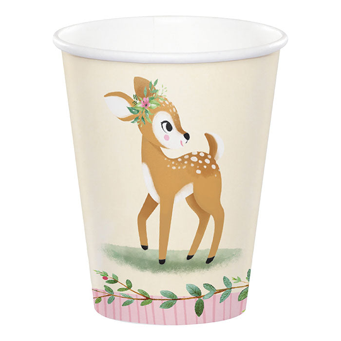 Little Deer Birthday Paper Cups 96 ct