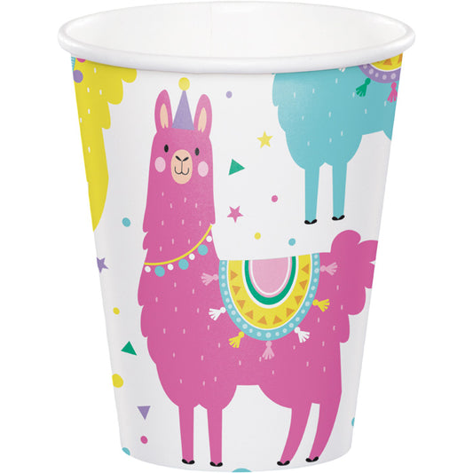 Llama Party 9 oz Cups 96 ct