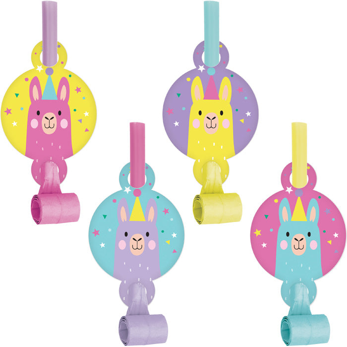 Llama Party Party Blowers 48 ct