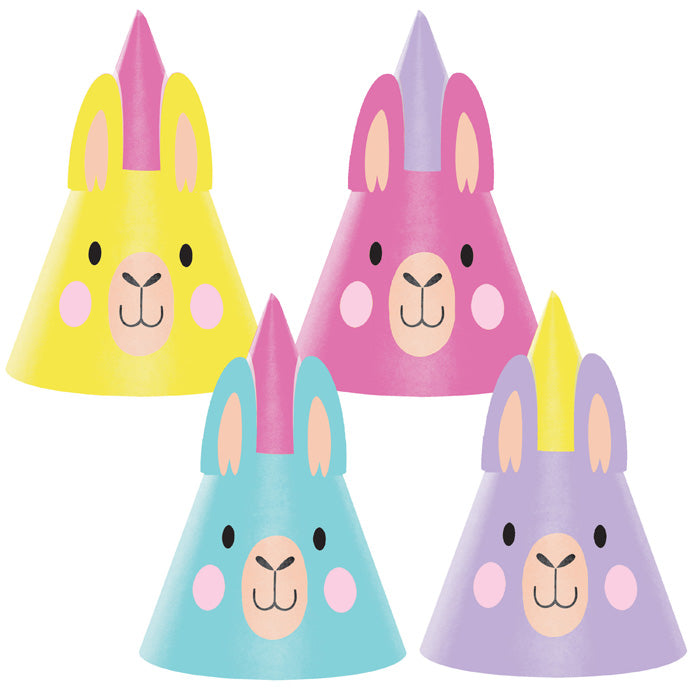 Llama Party Party Hats 48 ct