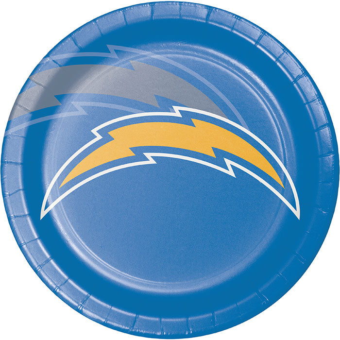 Los Angeles Chargers Dinner Plates 96 ct