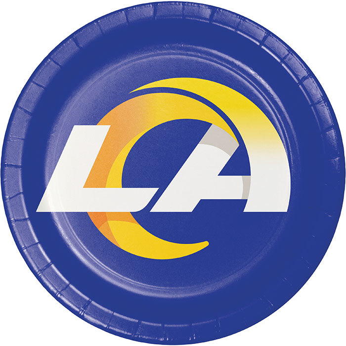 Los Angeles Rams Dinner Plates 96 ct