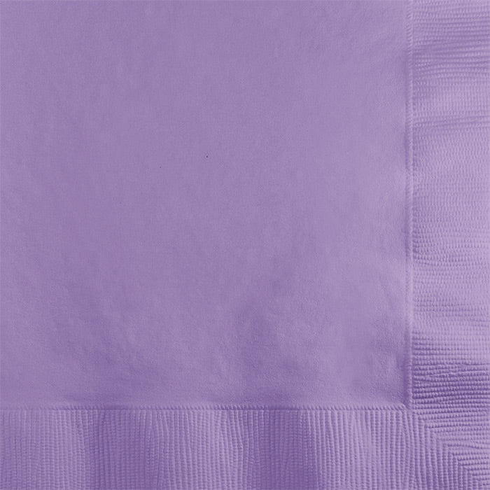 Luscious Lavender 2-Ply Beverage Napkins 600 ct