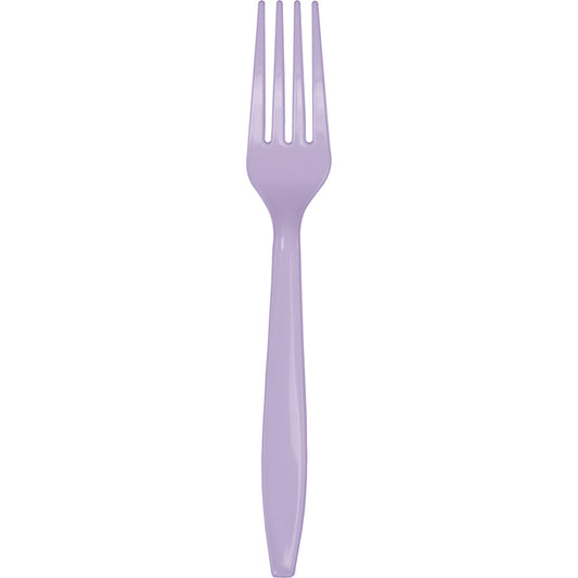 Luscious Lavender Plastic Forks 288 ct