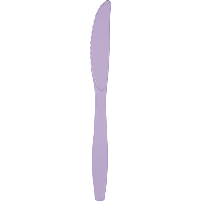 Luscious Lavender Plastic Knives 288 ct