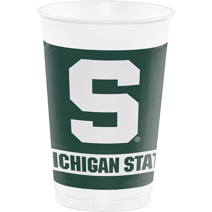 Michigan State University 20 oz Plastic Cups 96 ct