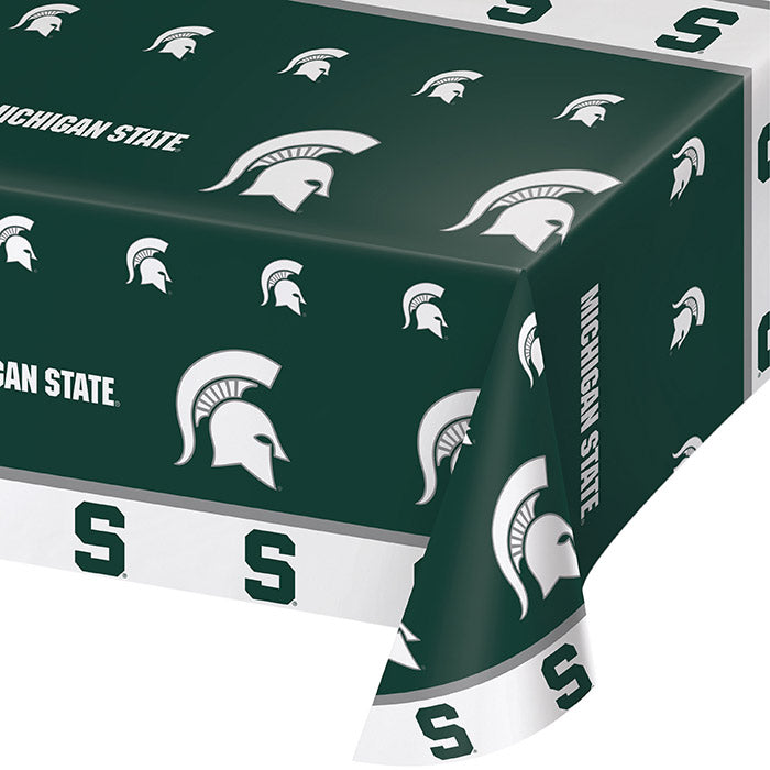 Michigan State University Plastic Tablecloths 12 ct