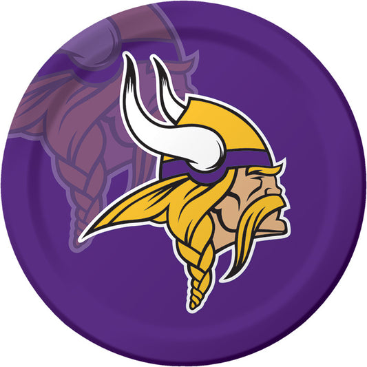 Minnesota Vikings Dinner Plates 96 ct