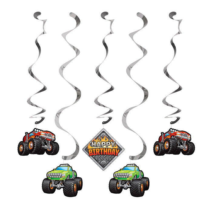 Monster Truck Dizzy Danglers 30 ct