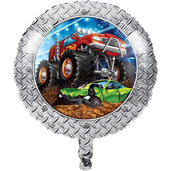 Monster Truck Mylar Balloons 10 ct