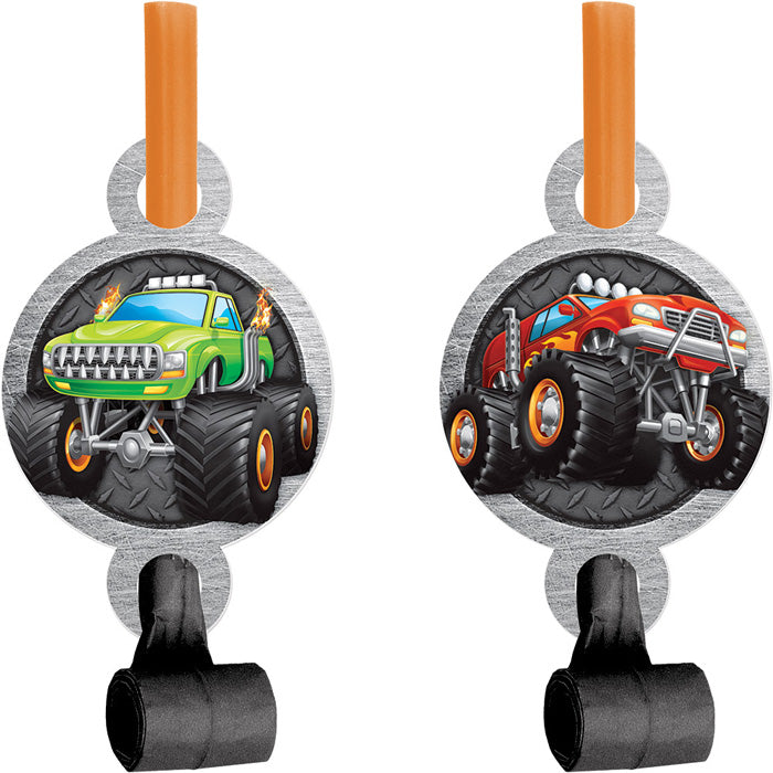 Monster Truck Party Blowers 48 ct