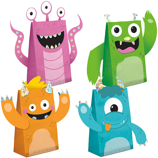 Monsters Paper Treat Bags 96 ct