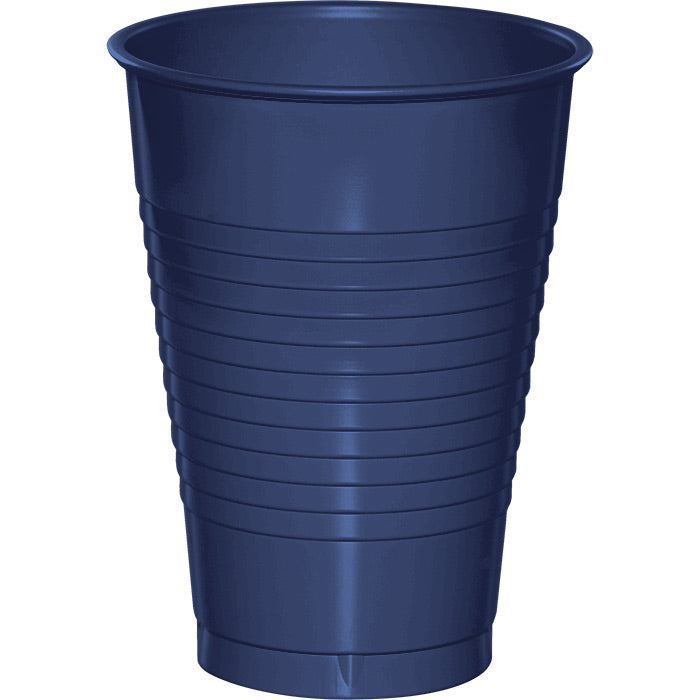 Navy 12 oz Plastic Cups 240 ct