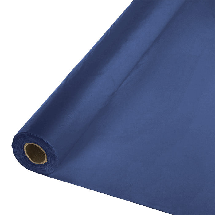 Navy Banquet Table Roll 1 ct