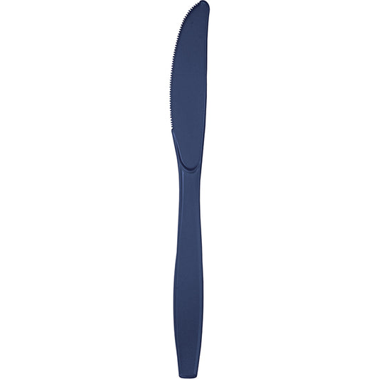 Navy Plastic Knives 288 ct