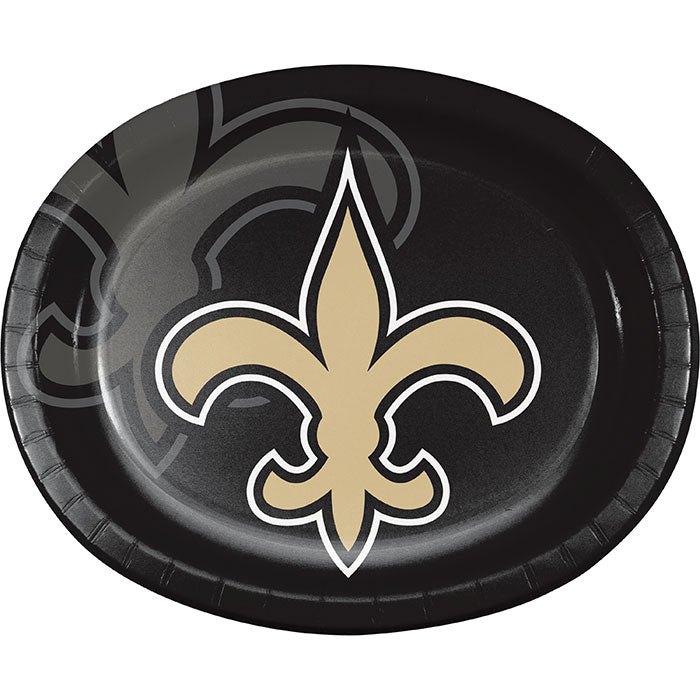 New Orleans Saints Oval Platters 96 ct