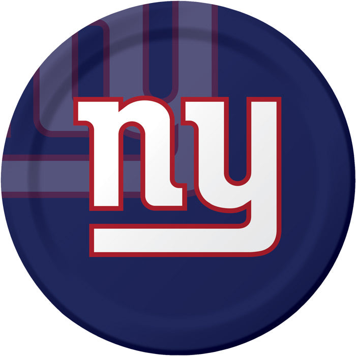 New York Giants Dinner Plates 96 ct