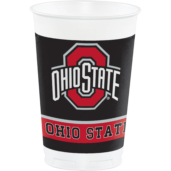 Ohio State University 20 oz Plastic Cups 96 ct