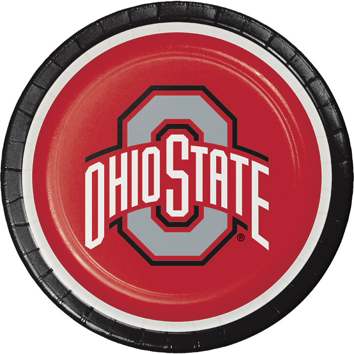 Ohio State University Dinner Plates 96 ct